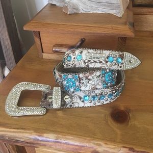 New Western Rhinestone Belt